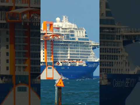 Thumbnail for Celebrity Beyond cruise ship with its signature "Magic Carpet"