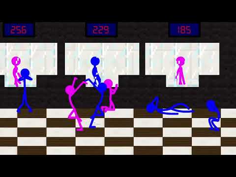 Stickman VS Among Us Bank Robbery   AVM Shorts Animation Part 00