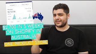 Making $2,700 in 5 weeks Dropshipping In Australia - What I've Learnt