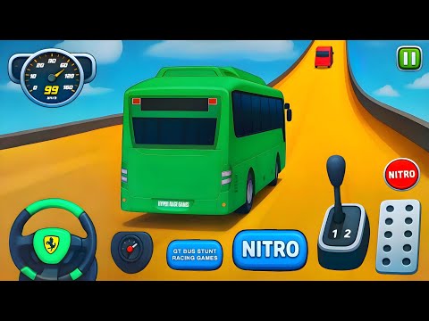 Crazy Bus Mega Ramp Impossible Racing - Bus Stunts Impossible Tracks - Android Gameplay #31
