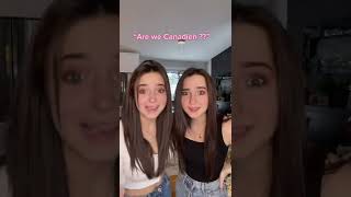Proudly Canadian 🍁👩‍❤️‍👩 Funny Tik Tok Girls Chance Twins #Shorts #HotTikTok