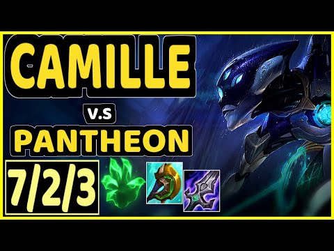 CAMILLE vs PANTHEON - 7/2/3 KDA TOP GAMEPLAY - EUW Ranked MASTER