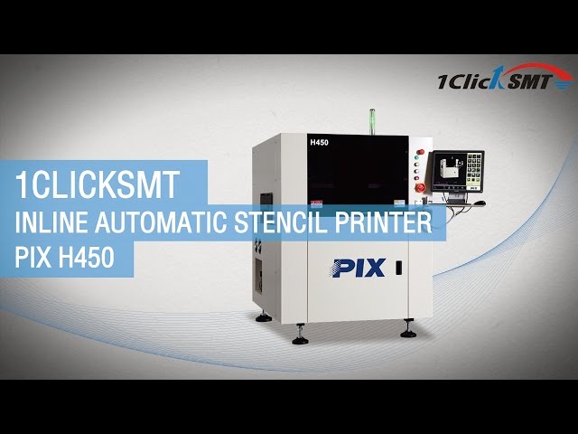 1Clicksmt Vision Alignment Automatic Screen Printer H450
