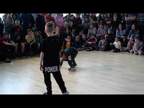 BBOY NATION 2019 - kids semifinal - bboy Power Jet vs Глок