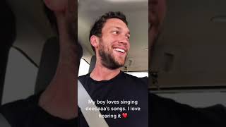 Love that my boy enjoys my songs.