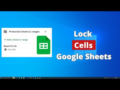 How to Lock Cells in Google Sheets