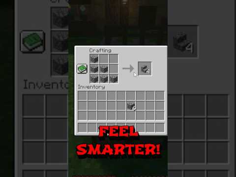 Boost Your IQ with  Minecraft Stair Cutting! #shorts