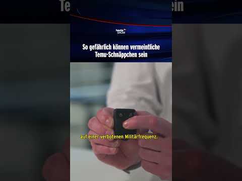 Video Thumbnail: So gefährlich können Temu-Schnäppchen sein | heute-show #shorts