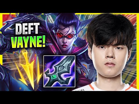 DEFT BRINGS BACK VAYNE! - DRX Deft Plays Vayne ADC vs Ezreal! | Preseason 2022