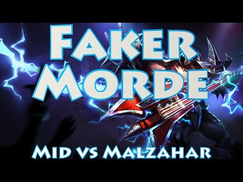 SKT T1 Faker, Mordekaiser vs Malzahar Mid