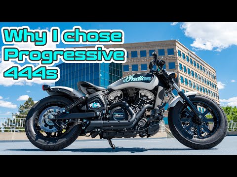 Why I chose Progressive 444 rear suspension on my Indian Scout Bobber