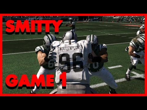 Madden 15 Smitty Swollenpecker Game 1 (Connected Career)