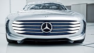 Mercedes-Benz "Concept IAA" (Intelligence Aerodynamic Automobile) Footage