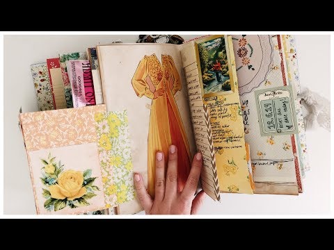 junk journal with me  process video ideas tips