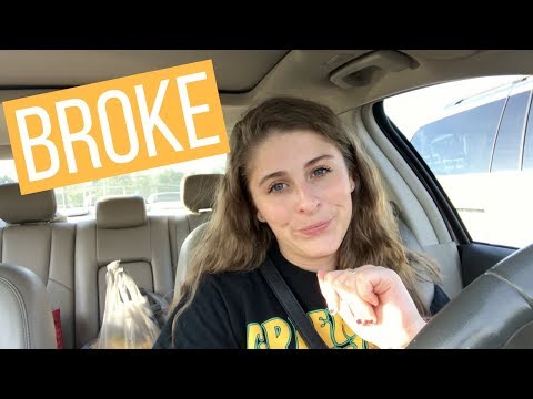 How I Grocery Shop as a BROKE COLLEGE STUDENT | Living off of $40 for TWO WEEKS Video
