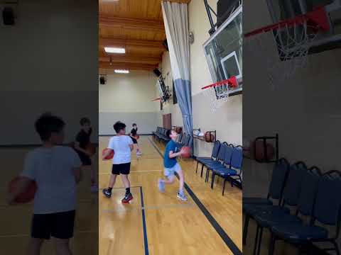 Check out these 5th graders dunking #basketball #shorts