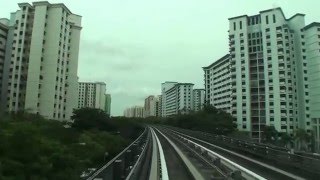 preview picture of video 'Singapore - Sengkang LRT Light Rail - East Loop HD (2012)'