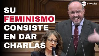 Alejandro Fernández (PP) DESTROZA el relato feminista de la Generalitat