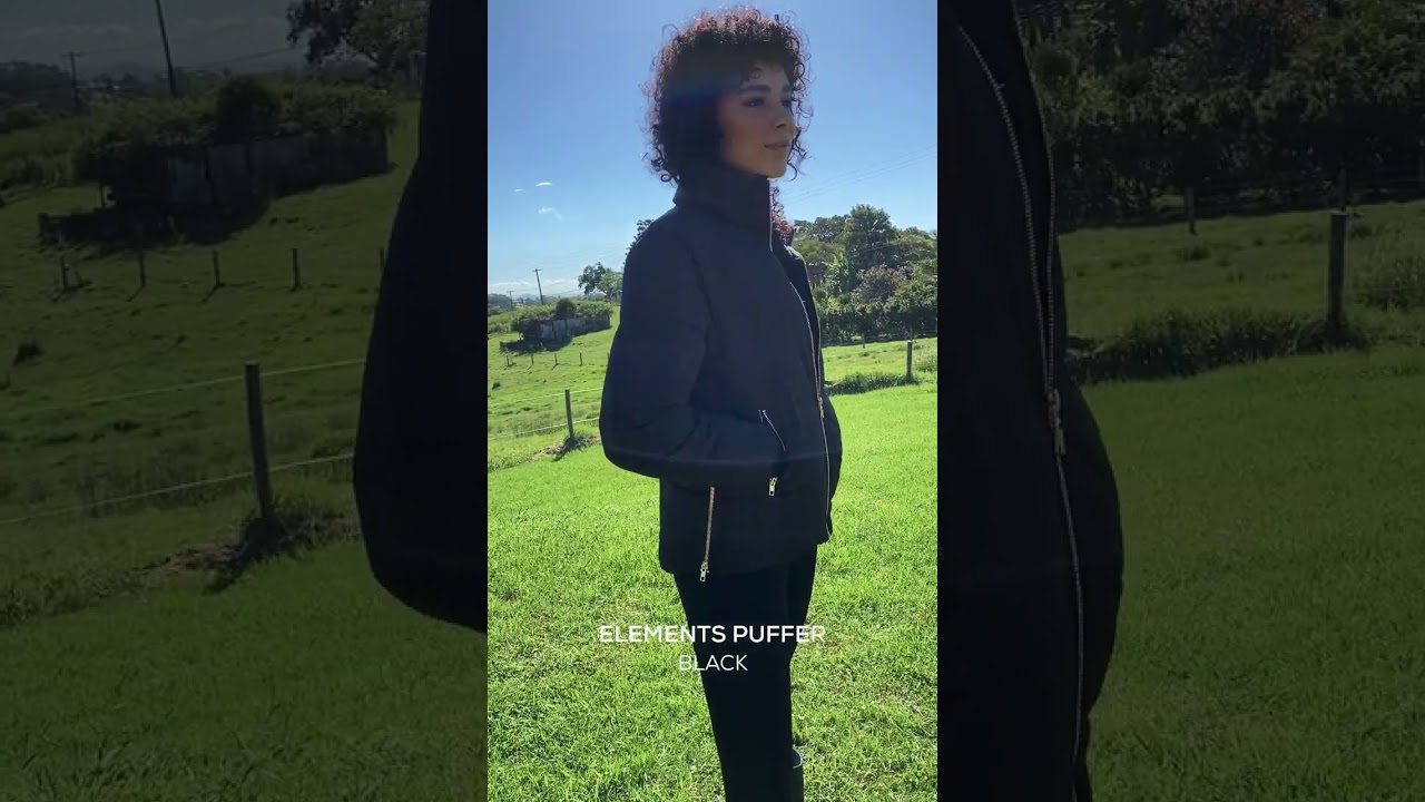 NEW 🥰 ELEMENTS PUFFER - BLACK