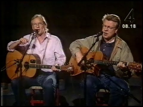 , title : 'Björn Afzelius & Mikael Wiehe - Rocksamba (Live Nyhetsmorgon 1996)'