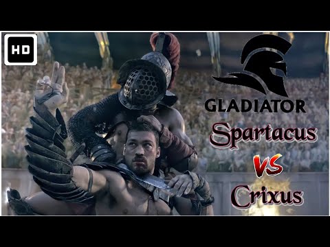 Spartacus vs champion of gladiator fight || Spartacus ||crixus|| gladiators arena|| best fight scene