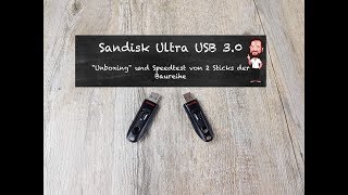 Sandisk Ultra USB 3.0  | "Unboxing" und Speedtest unter Mac OS 10.13 (Deutsch / German)