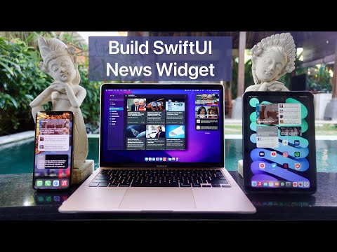 Build SwiftUI News Widget for iOS, iPadOS, macOS - Intent Configurable thumbnail