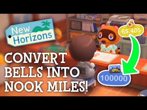 Animal Crossing New Horizons - Convert BELLS Into NOOK MILES (New Trick)