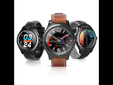 [Blood Oxygen Monitor] Smart Watch - Brown  BW-HL2 1.3-inch Full-round Touch Screen Heart Rate Blood