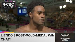 Josh Liendo says 'there's a lot more to come' after winning gold in Commonwealth Games record time