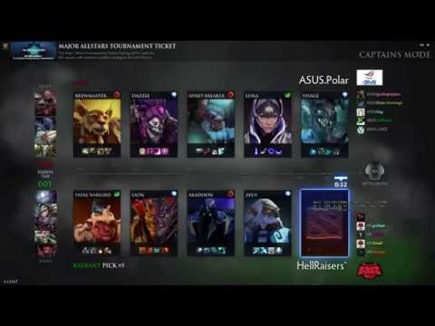 Asus.polar VS Hellraisers Major All Stars Tournament - Feb 22 Match 1