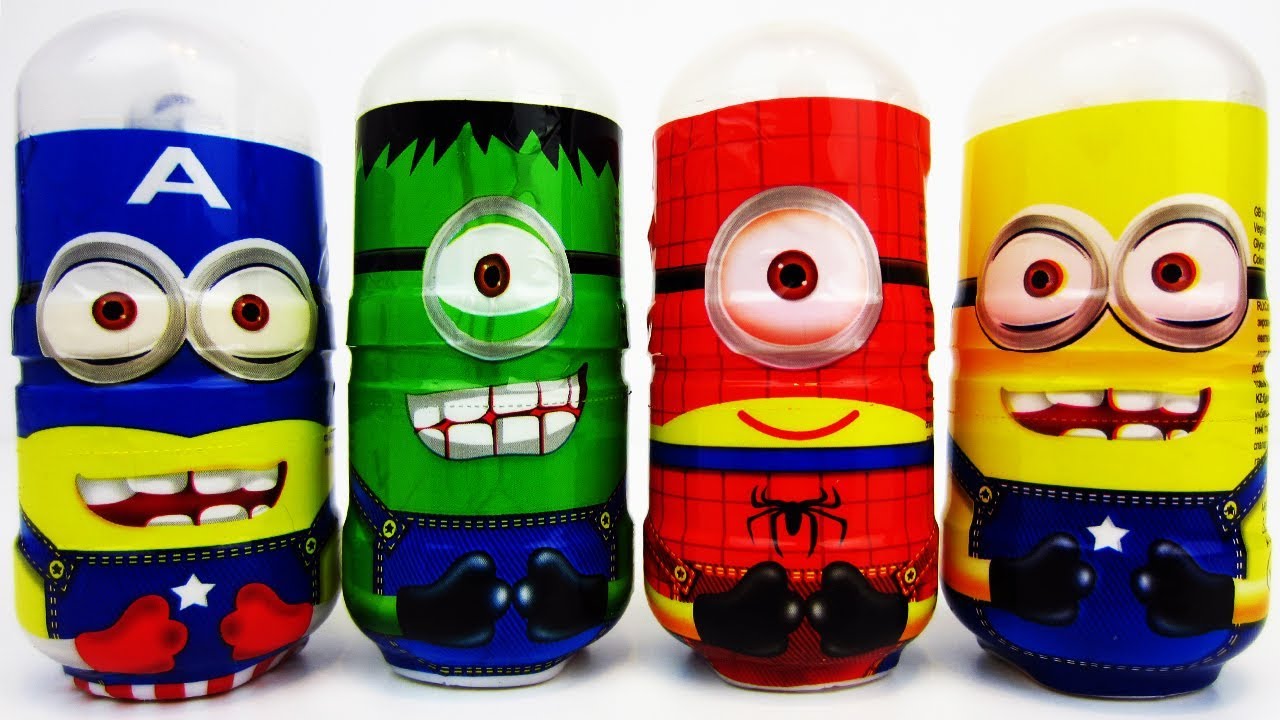 Funny Minions Superheroes Toy Candy