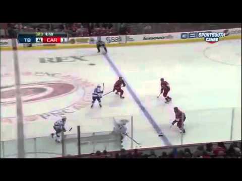 Tampa Bay Lightning Vs Carolina Hurricanes - Highlights 1/22/13