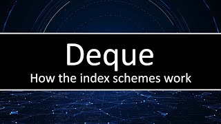 Deque - How the various indexing schemes work