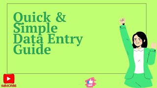 Easy Data Entry in Excel: Step-by-Step Tutorial for Beginners 🎯📊#excel #exceltutorial #exceltricks