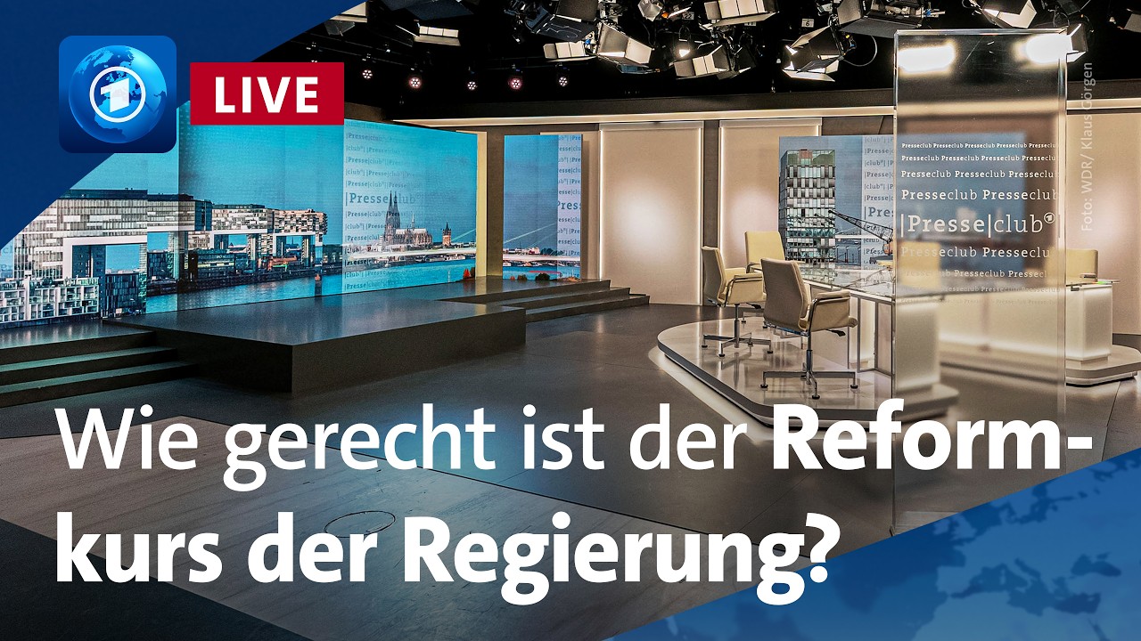Auf dem Prüfstand: Wie gerecht ist der Reformkurs der Regierung? | ARD-Presseclub