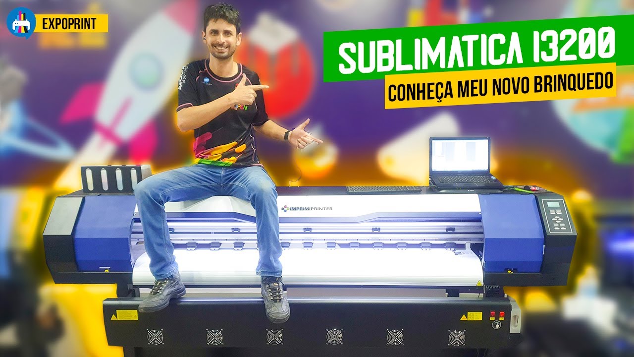 COMPREI UMA PLOTTER DE SUBLIMAÇÃO I3200 IMPRIMIPRINTER