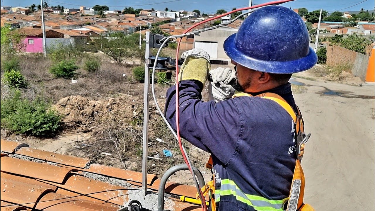 INSTALAÇÃO COMPLETA FIBRA ÓPTICA!