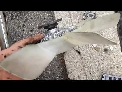 22R How to Replace Fan Clutch // Overheating at Low Speeds