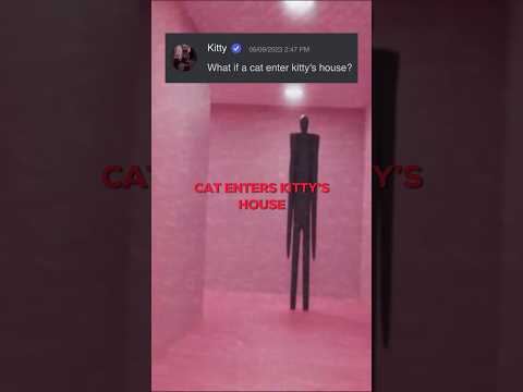 What if a CAT enters Kitty’s House!?🌸🎀🐈 (Level 974) #shorts #backrooms #creepypasta
