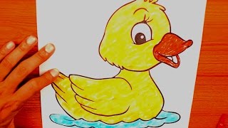 Cute duck coloring pages | Coloring Book for Kids | Preschool Activities