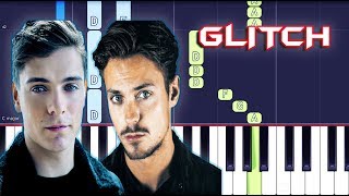 Martin Garrix &amp; Julian Jordan - Glitch Piano Tutorial EASY (Piano Cover)