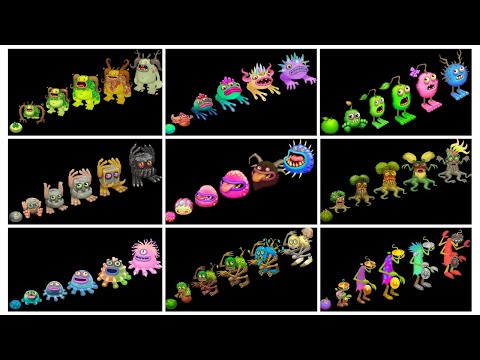 All My Singing Monsters Evolution - Plant Island