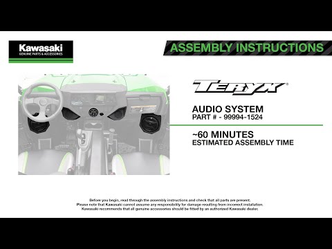 99994-1524 Audio System for TERYX® S/Teryx4™ S/TERYX®/Teryx4™ - Installation Video