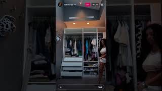 Malu Trevejo Instagram live (10.25.23)