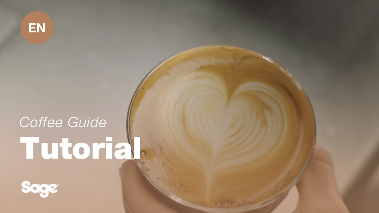 How to create latte art: the heart