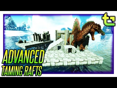 Ark Tips & Tricks || Advanced Taming Rafts || TimmyCarbine