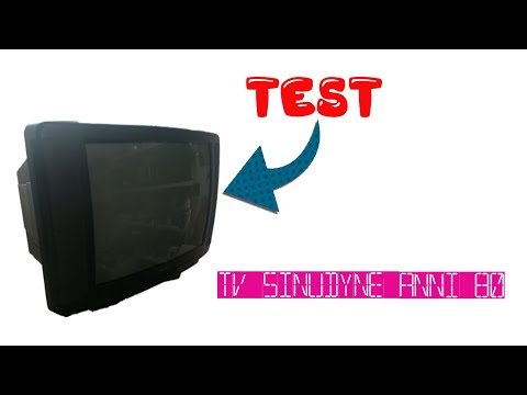 test TV Sinudyne anni 80