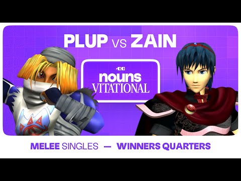 Nounsvitational 2024: Plup (Sheik) vs Zain (Marth) | SSBM Melee Winners Quarters
