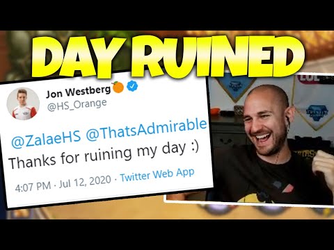 We Ruined Orange's Day w/ This Deck! ft. Admirable | Zalae Hearthstone